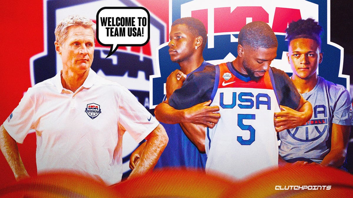 USA Basketball, Steve Kerr, Anthony Edwards, Paolo Banchero, Mikal Bridges