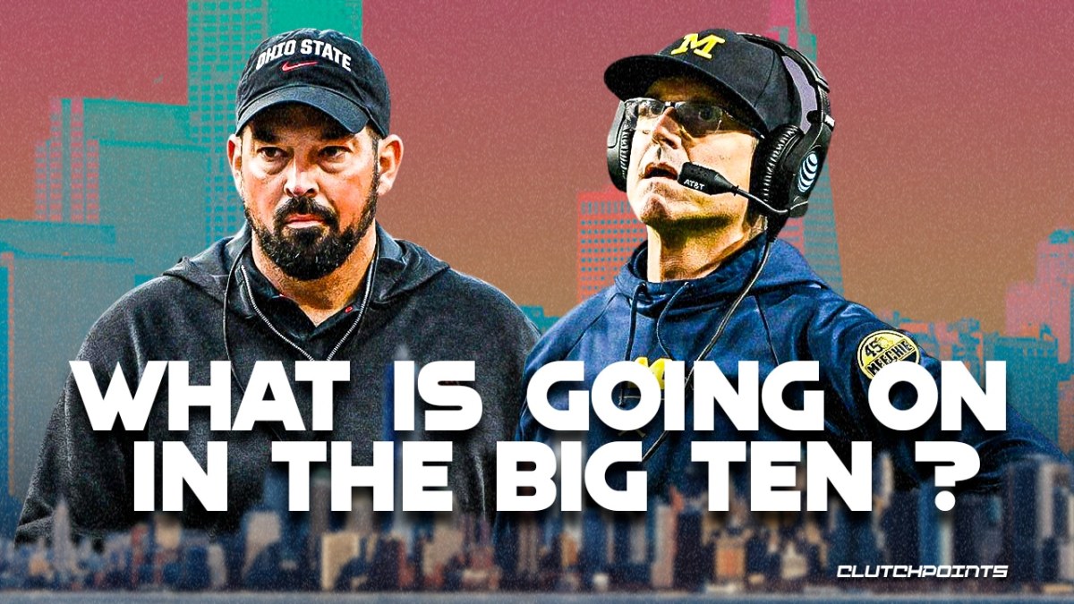 Ryan Day, Big Ten, Jim Harbaugh