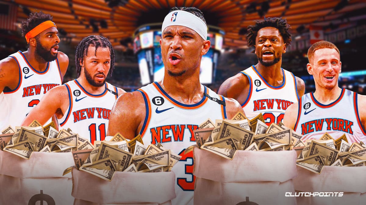 Josh Hart, New York Knicks, Julius Randle, Jalen Brunson, Donte DiVincenzo, Mitchell Robinson