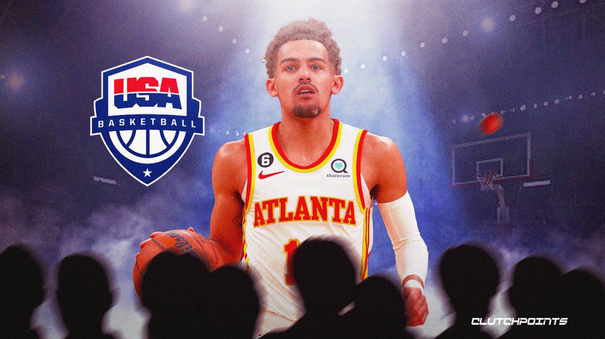 Trae Young, Atlanta Hawks, Team USA basketball, Trae Young Team USA