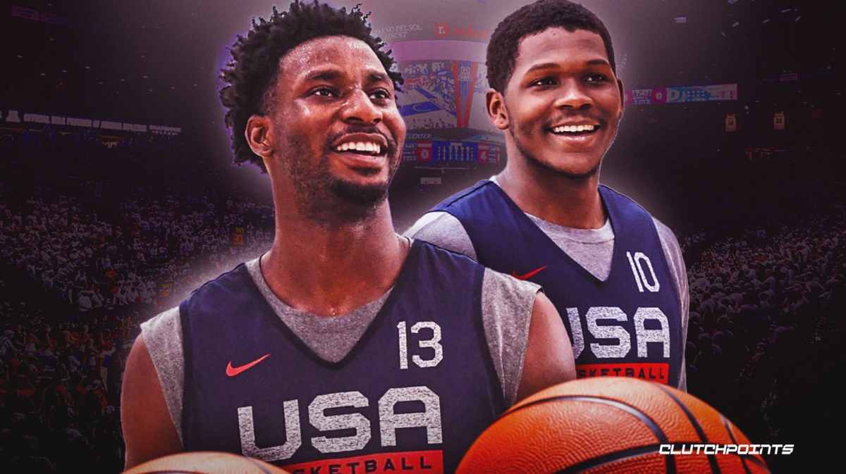 anthony edwards, jaren jackson jr, team usa, fiba world cup, team usa anthony edwards