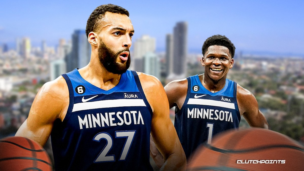 anthony edwards, rudy gobert, timberwolves, anthony edwards rudy gobert, timberwolves anthony edwards