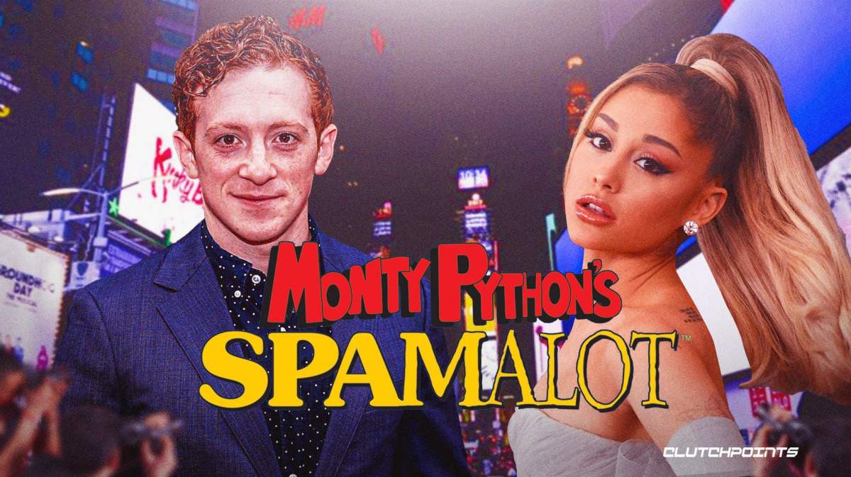 Ethan Slater, Spamalot, Broadway, Ariana Grande