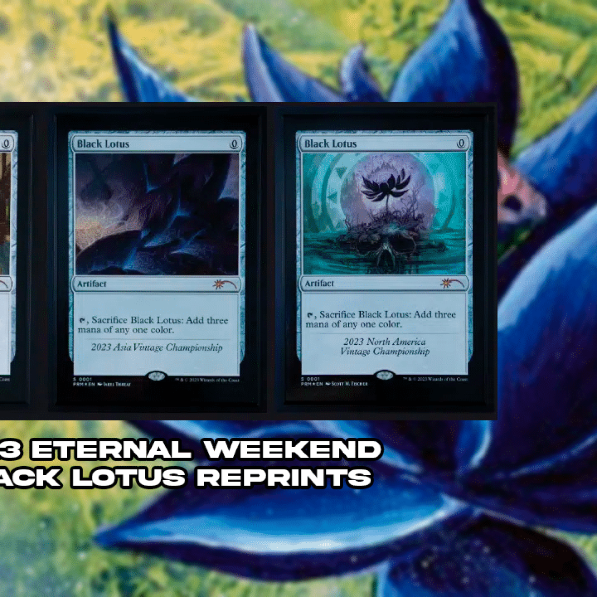 MTG Eternal Weekend 『Black Lotus』プレイマット