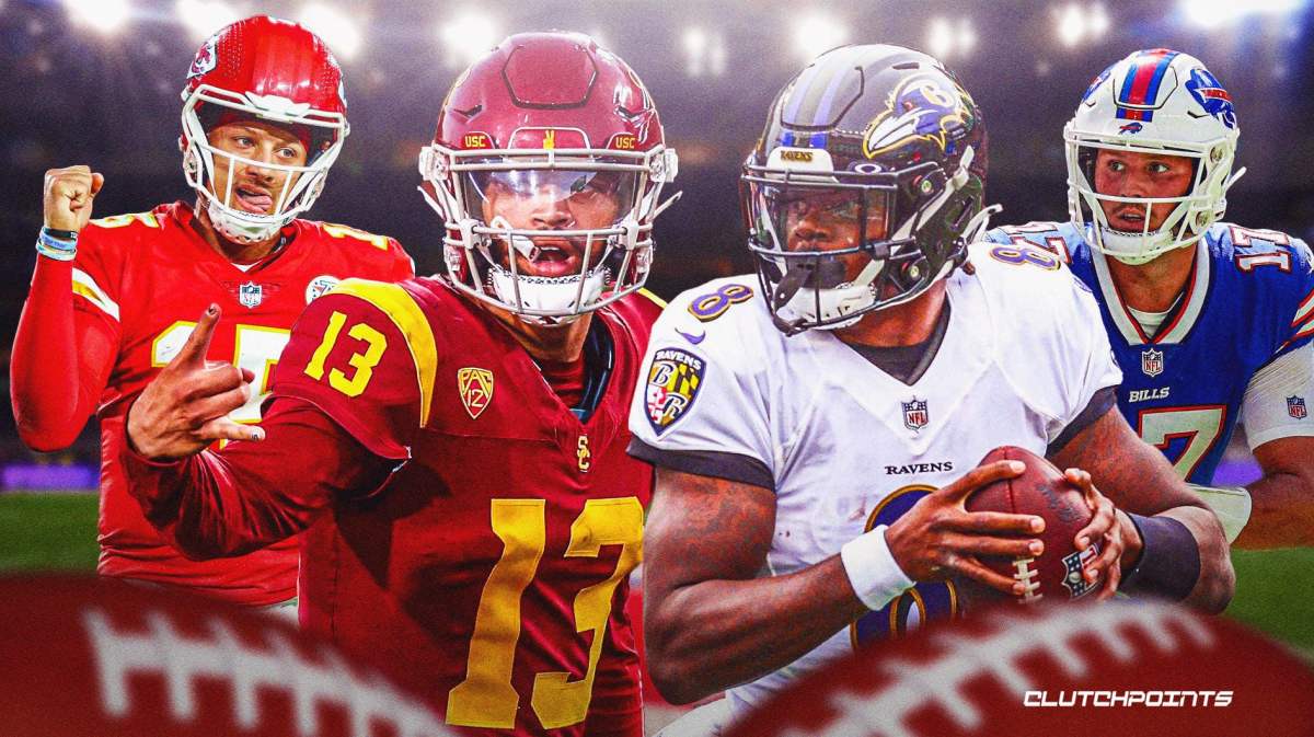 caleb williams, lamar jackson, usc football, josh allen, patrick mahomes