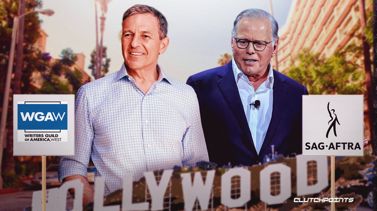 WGA, Disney exec Bob Iger, Warner Bros exec David Zaslav, SAG-AFTRA