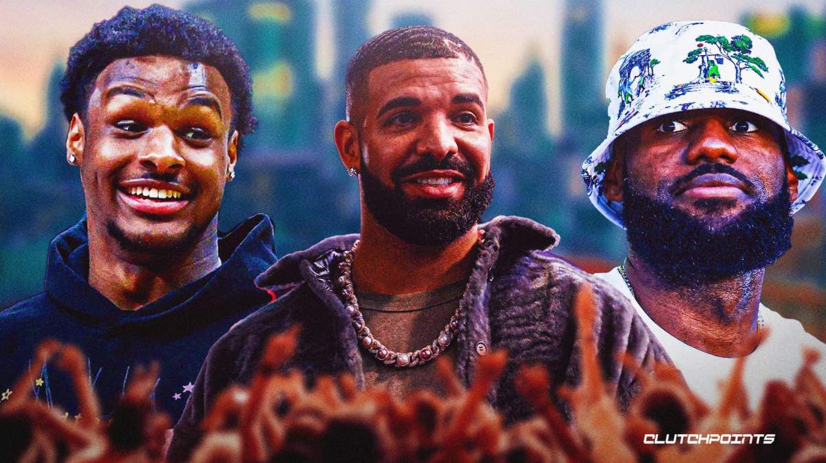 drake, lebron james, bronny james, drake lebron james, drake show