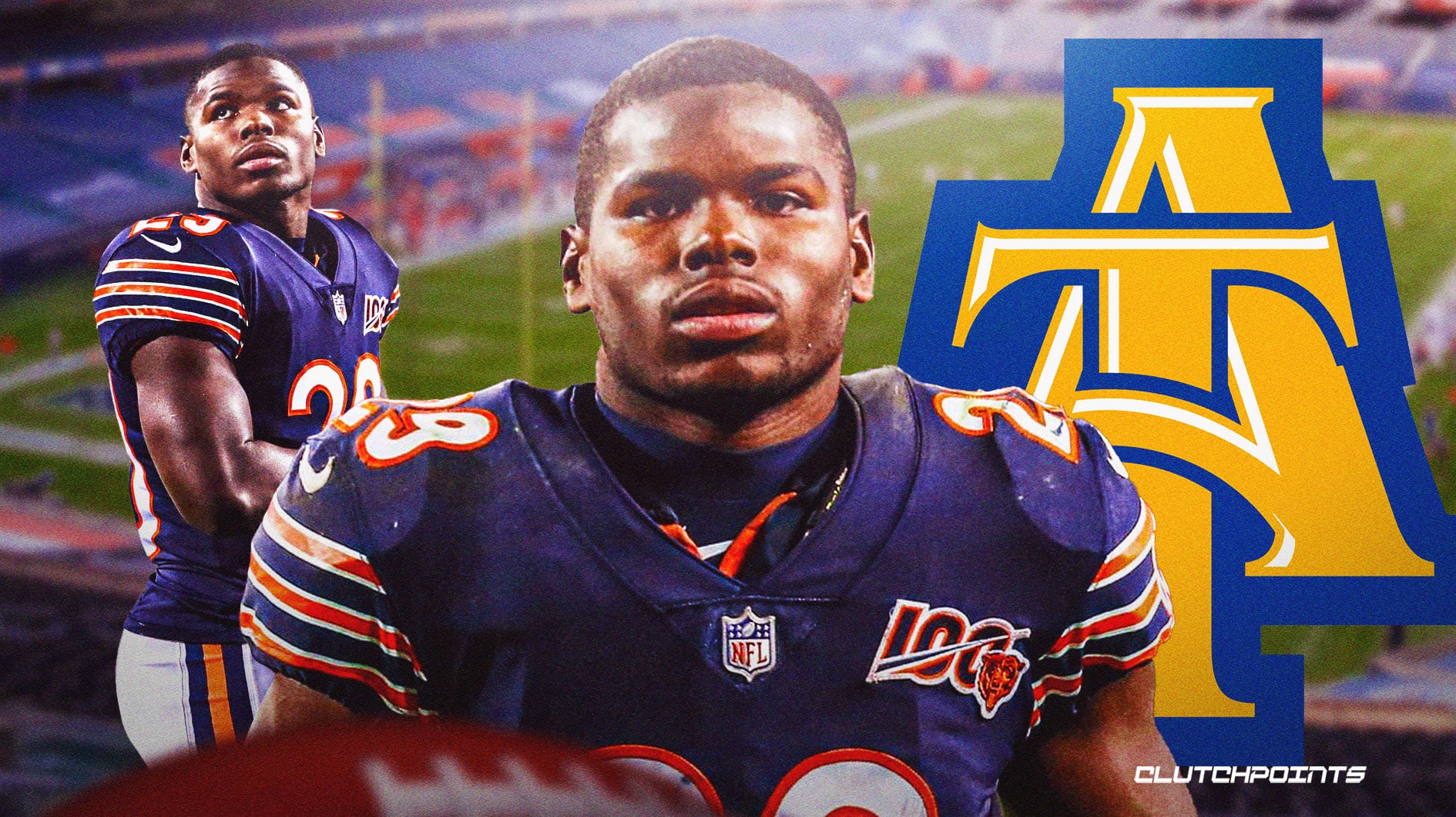 Tarik Cohen — NCAT — Chicago Bears, by HBCU Buzz