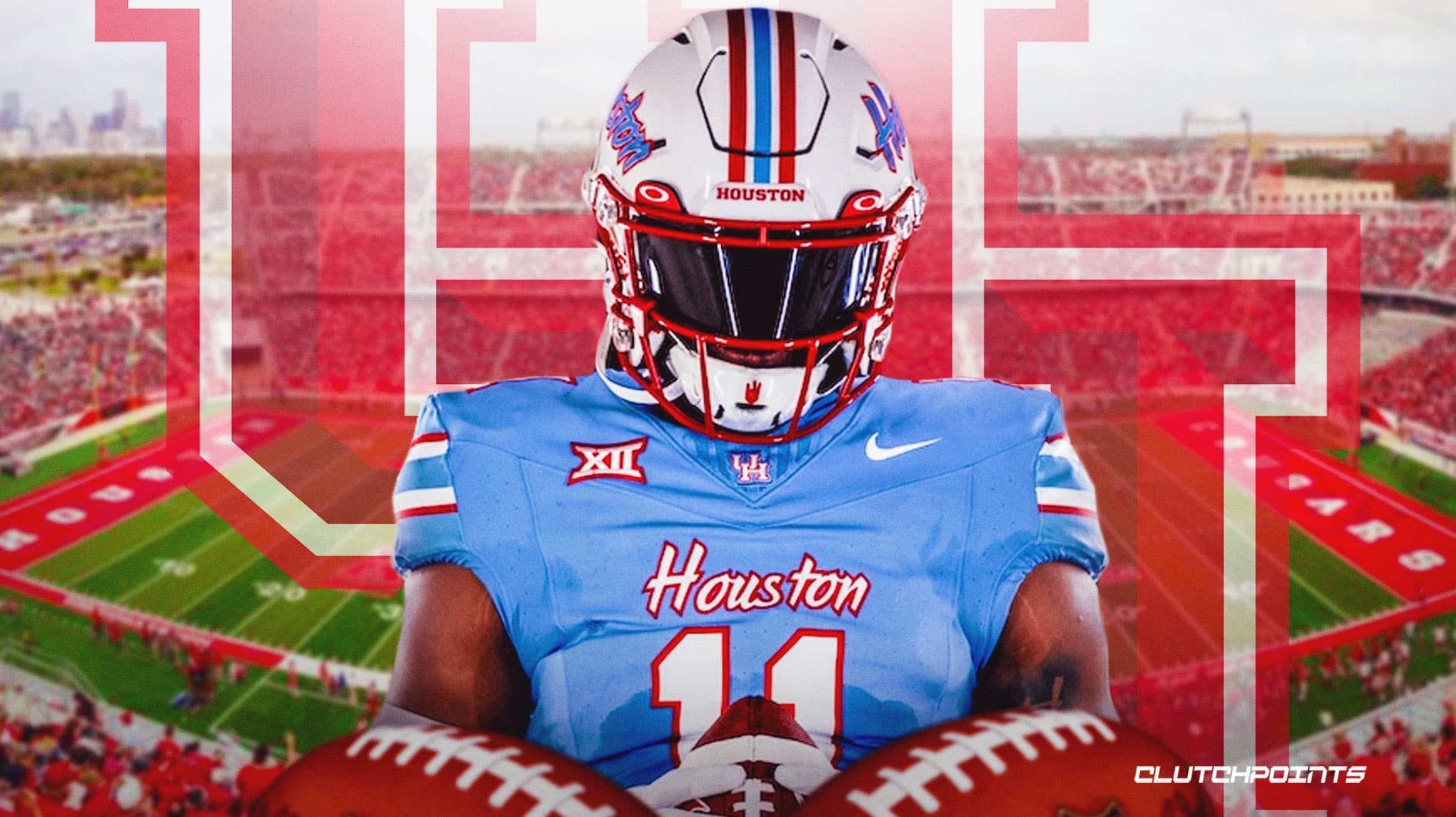 Houston football drops epic Oilers throwback uniforms for first game in Big  12