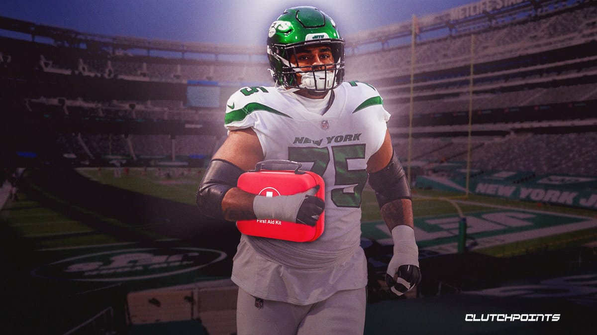 Jets, Alijah Vera-Tucker, Connor McCovern, Joe Tippmann