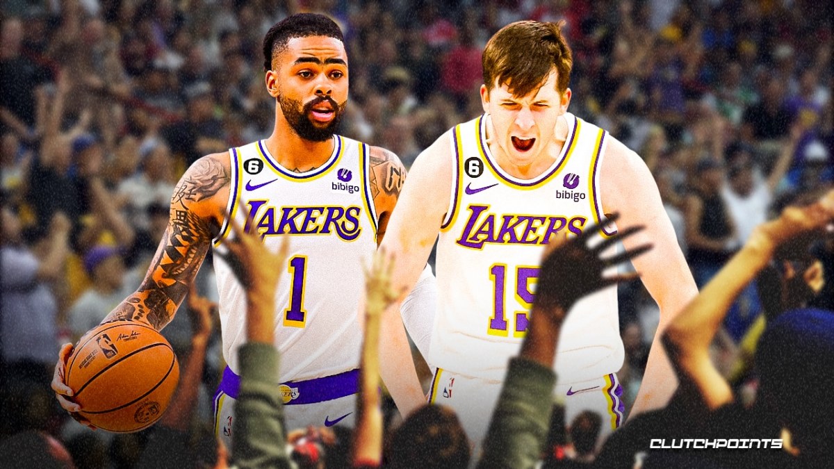lakers, d'angelo russell, austin reaves, lakers austin reaves, d'angelo russell austin reaves