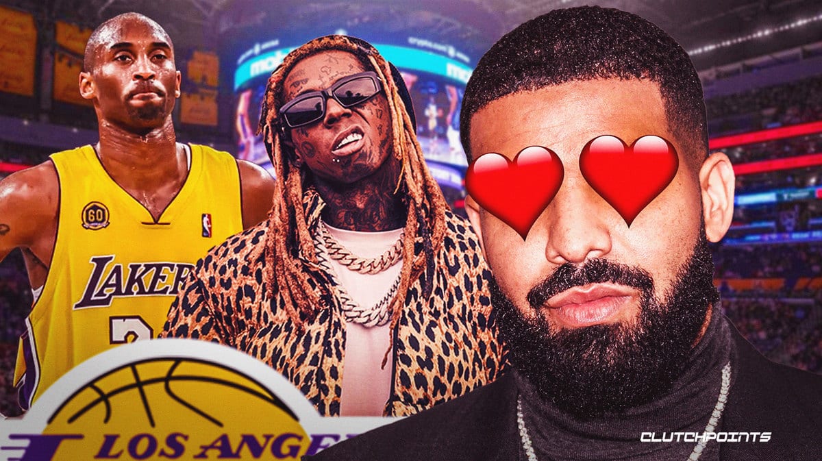 Drake, Kobe Bryant, Lil Wayne, Lakers