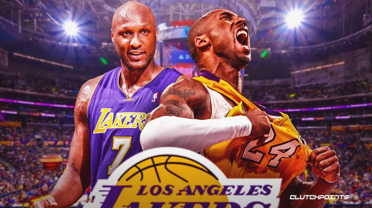 lamar odom, kobe bryant, kobe bryant statue, lakers, lakers kobe bryant