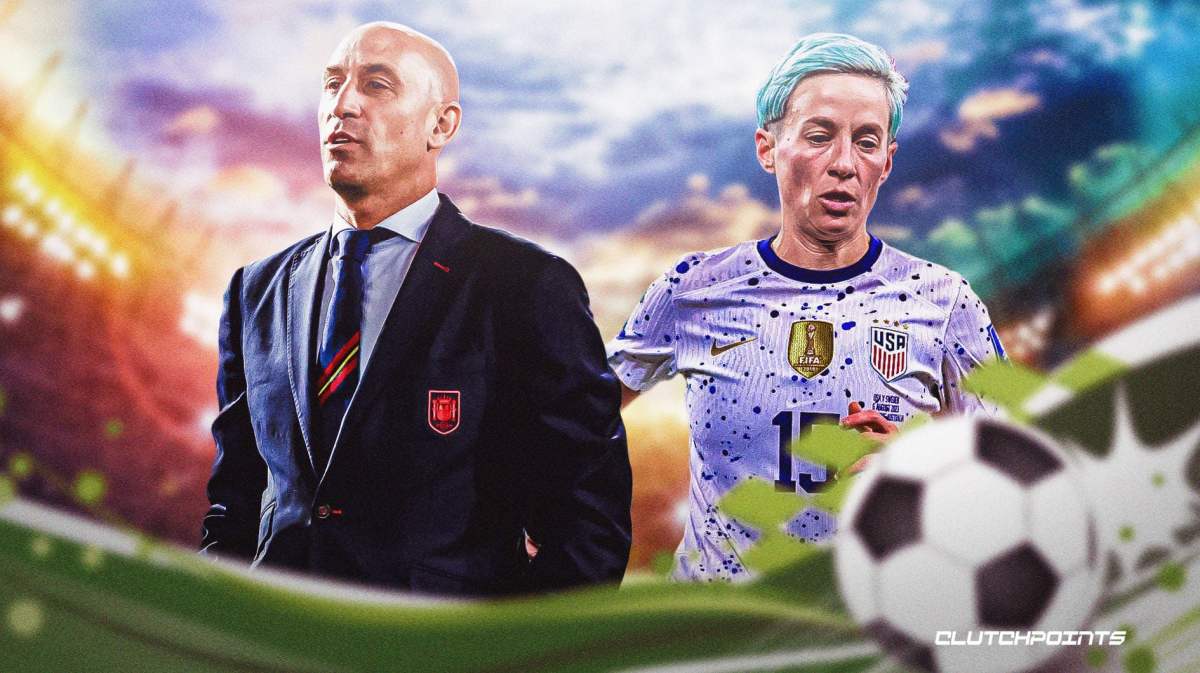 luis rubiales, megan rapinoe, luis rubiales megan rapinoe, luis rubiales resign, luis rubiales jenni hermoso