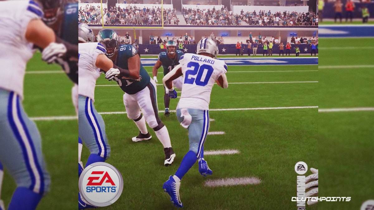 New Madden 24 Video Shows Glaring Issue With The Game -Madden, NFL, AI, Blocking, Madden 24, Philadelphia Eagles, Rashaad Penny, AJ Brown, Jason Kelce