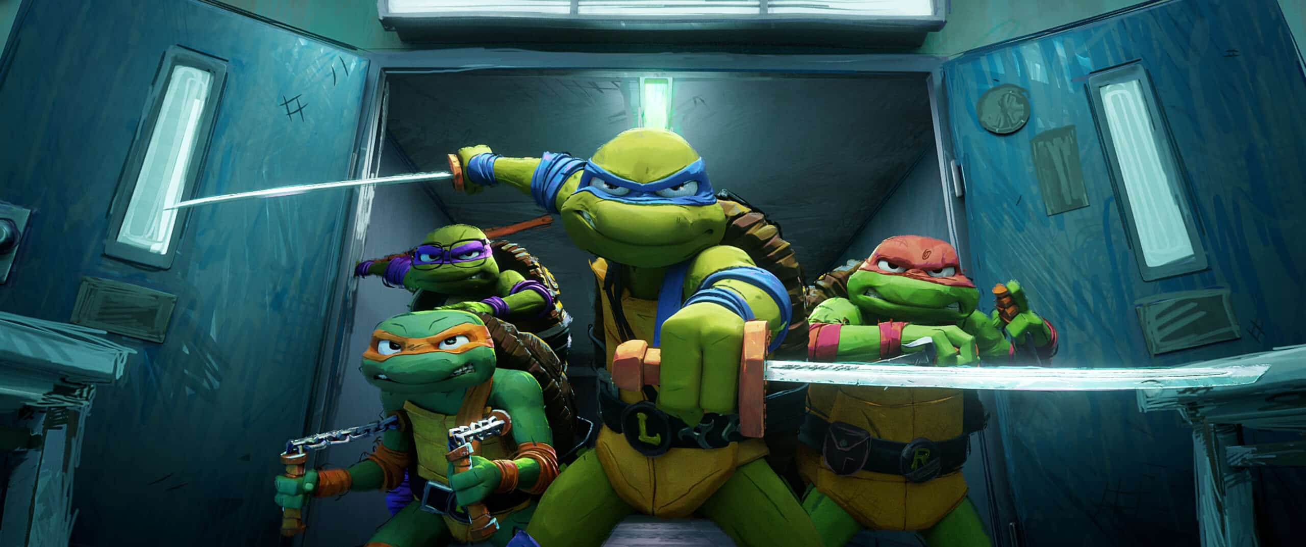 Donnie, Mikey, Leo, Raphael, Teenage Mutant Ninja Turtles: Mutant Mayhem