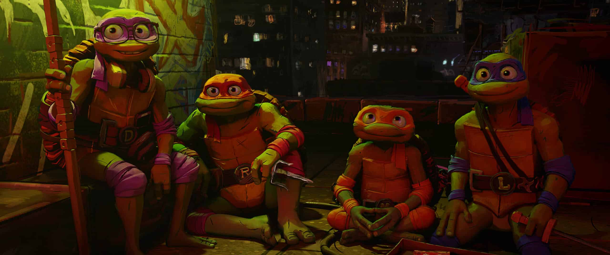 Donatello, Raphael, Michelangelo, Leonardo, Teenage Mutant Ninja Turtles: Mutant Mayhem