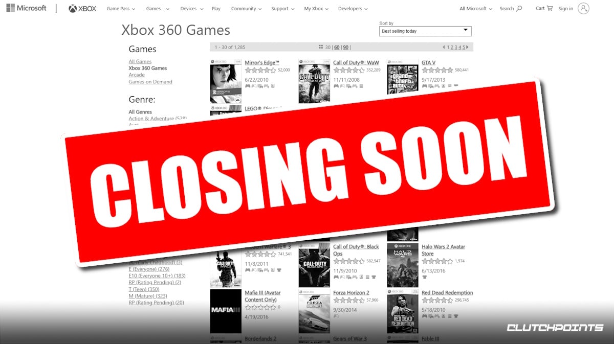 xbox 360 store, xbox 360 store closing, xbox 360, xbox