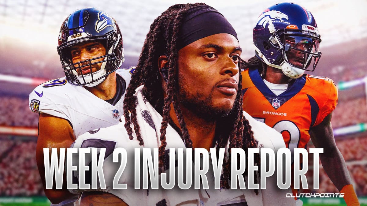 Fantasy Football Week 2 Injury Report 2023 Season Fantasy Football