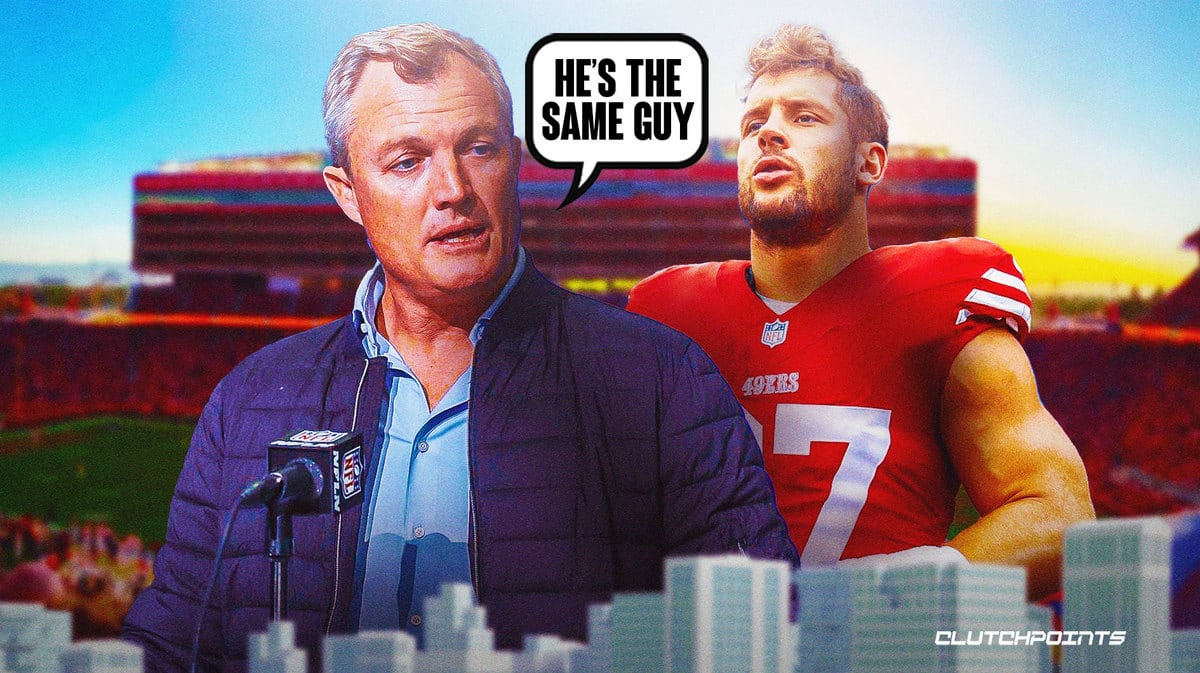 San Francisco 49ers GM John Lynch doesn't hold back on Nick Bosa