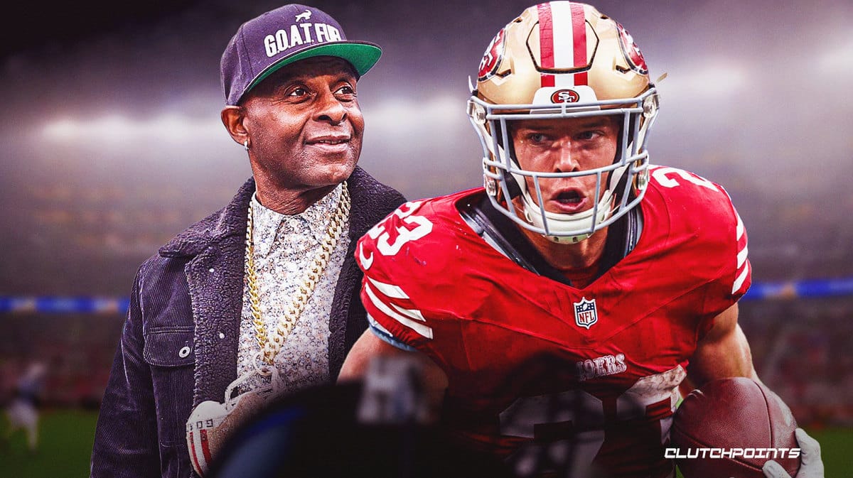 McCaffrey 49ers, Christian McCaffrey, 49ers, Jerry Rice, Giants