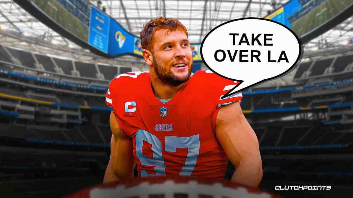 Nick Bosa, 49ers fans, Rams, Steelers, SoFi Stadium