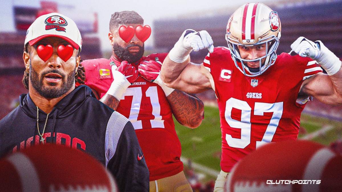 Fred Warner, Trent Williams, Nick Bosa, San Francisco 49ers