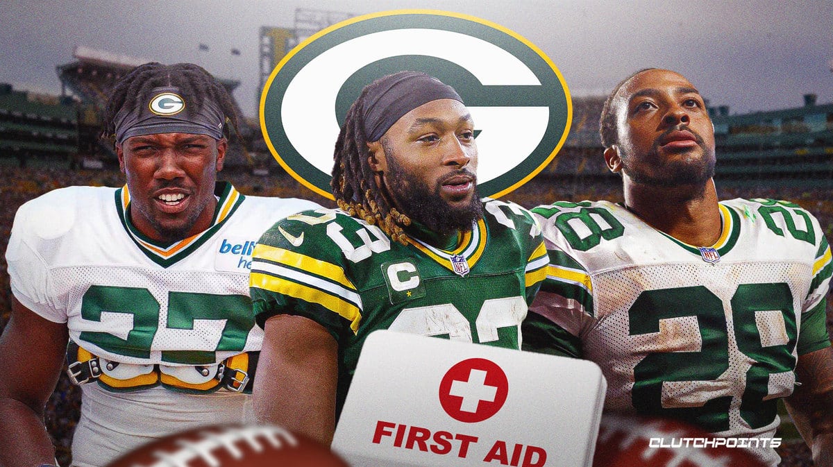 Aaron Jones, Patrick Taylor, Green Bay Packers, Packers Falcons, Week 2 NFL