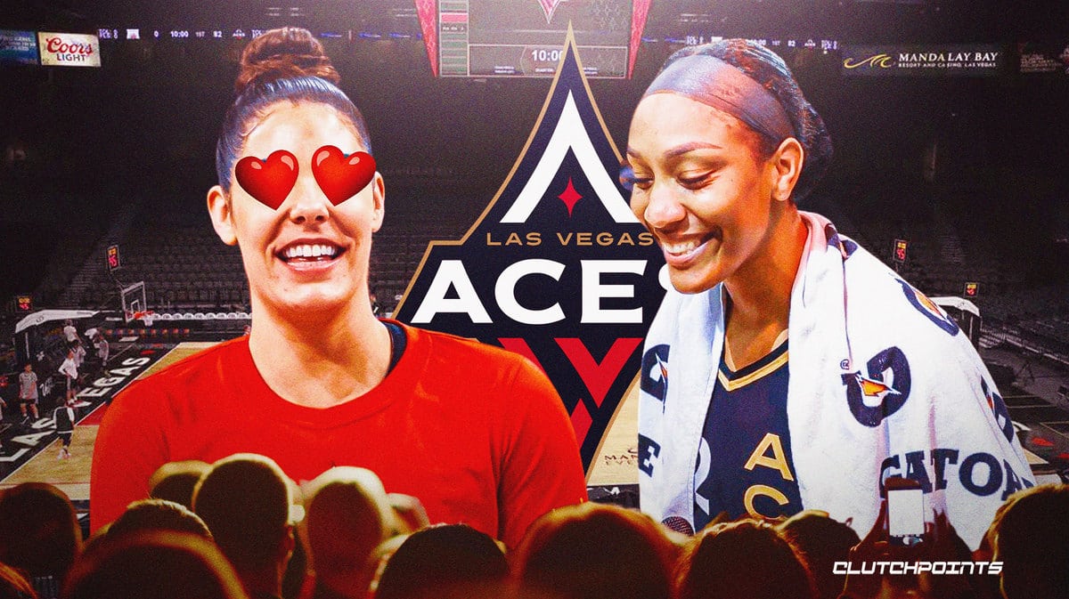 A'ja Wilson, Las Vegas Aces, Kelsey Plum, A'ja Wilson Aces