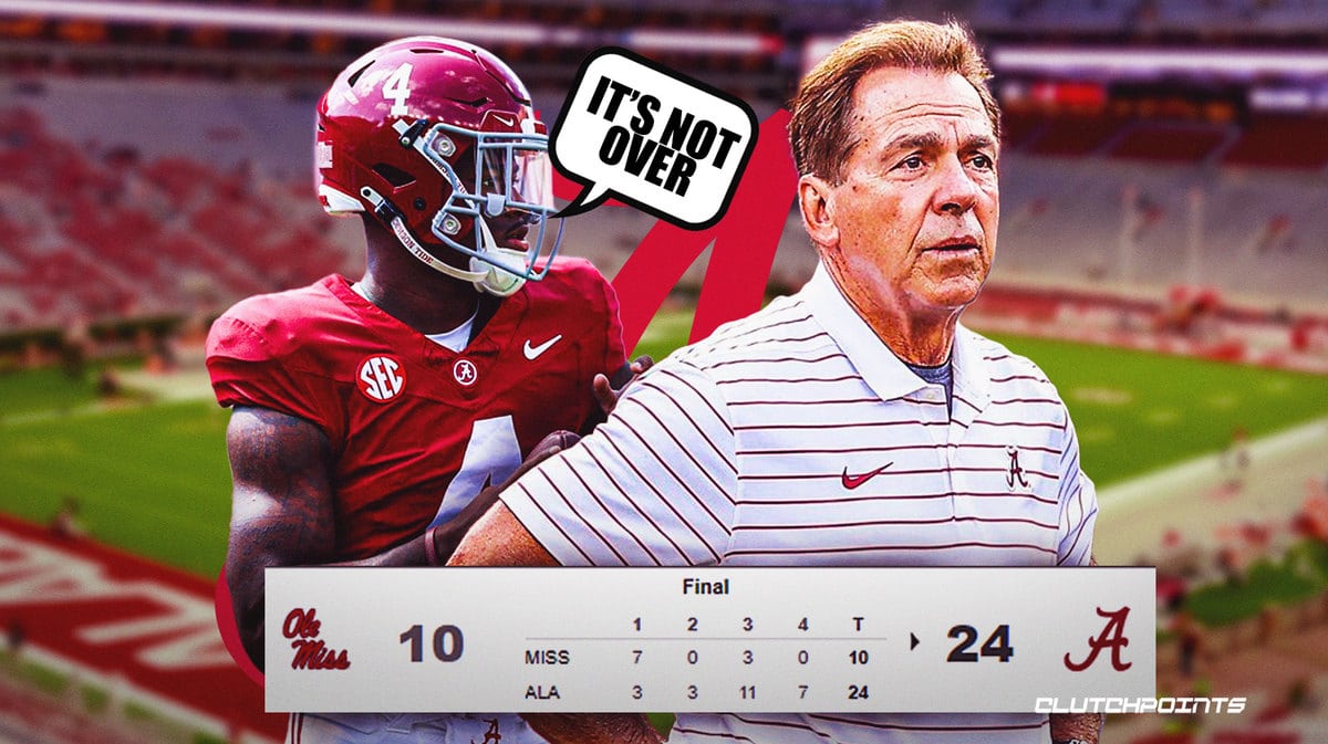 Alabama football, Ole Miss football, Alabama Ole Miss, Jalen Milroe, Nick Saban