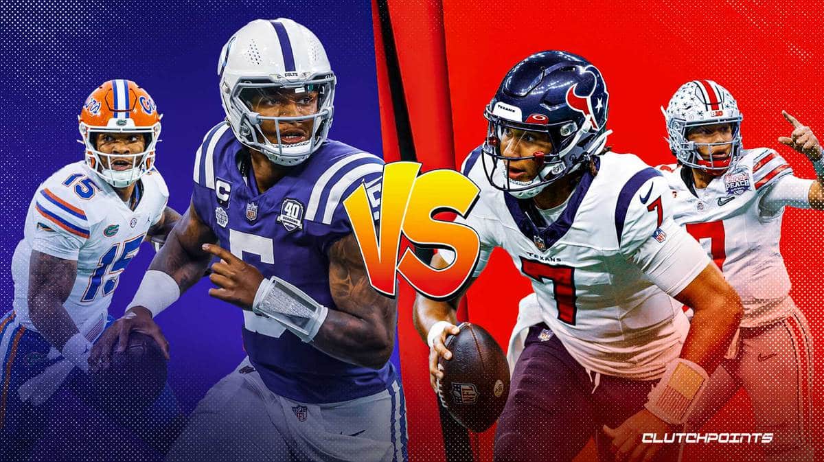 Anthony Richardson, CJ Stroud, Colts, Texans, Anthony Richardson vs CJ Stroud