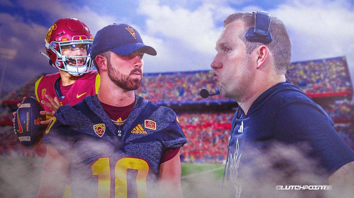 Arizona State football Drew Pyne USC Trojans quarterback decision