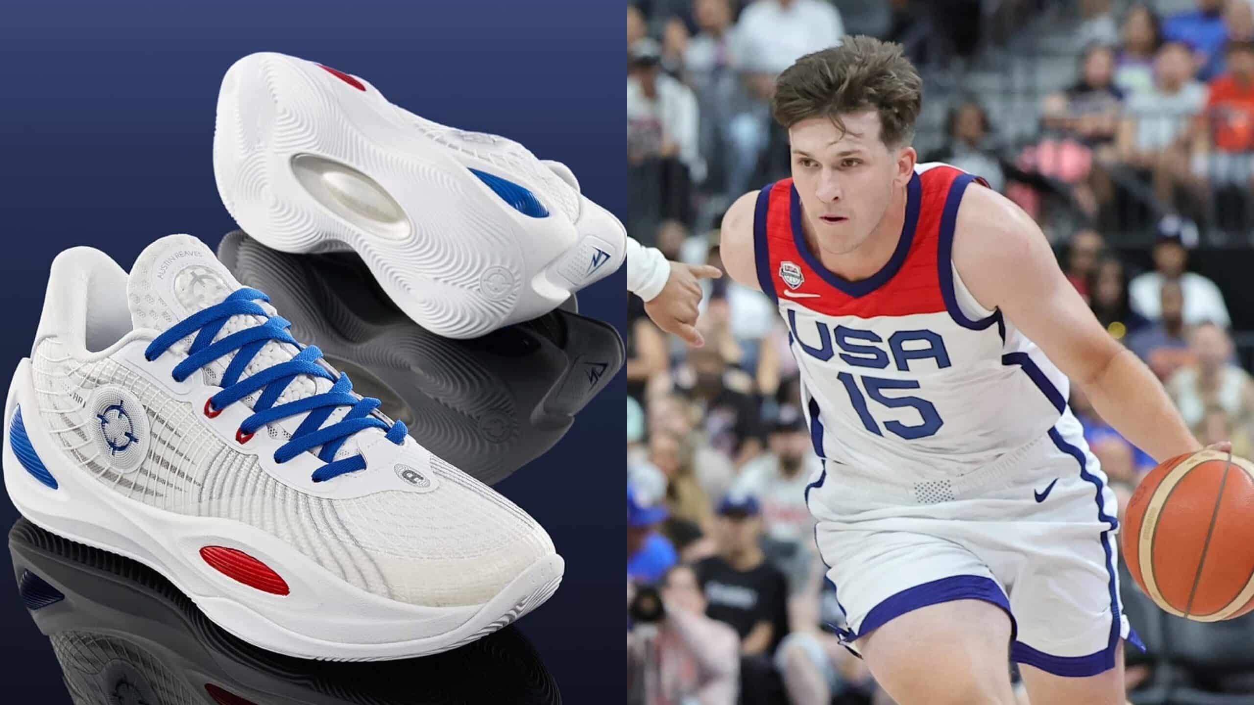 Lakers' Austin Reaves, Rigorer unveil limited edition Team USA-themed shoes