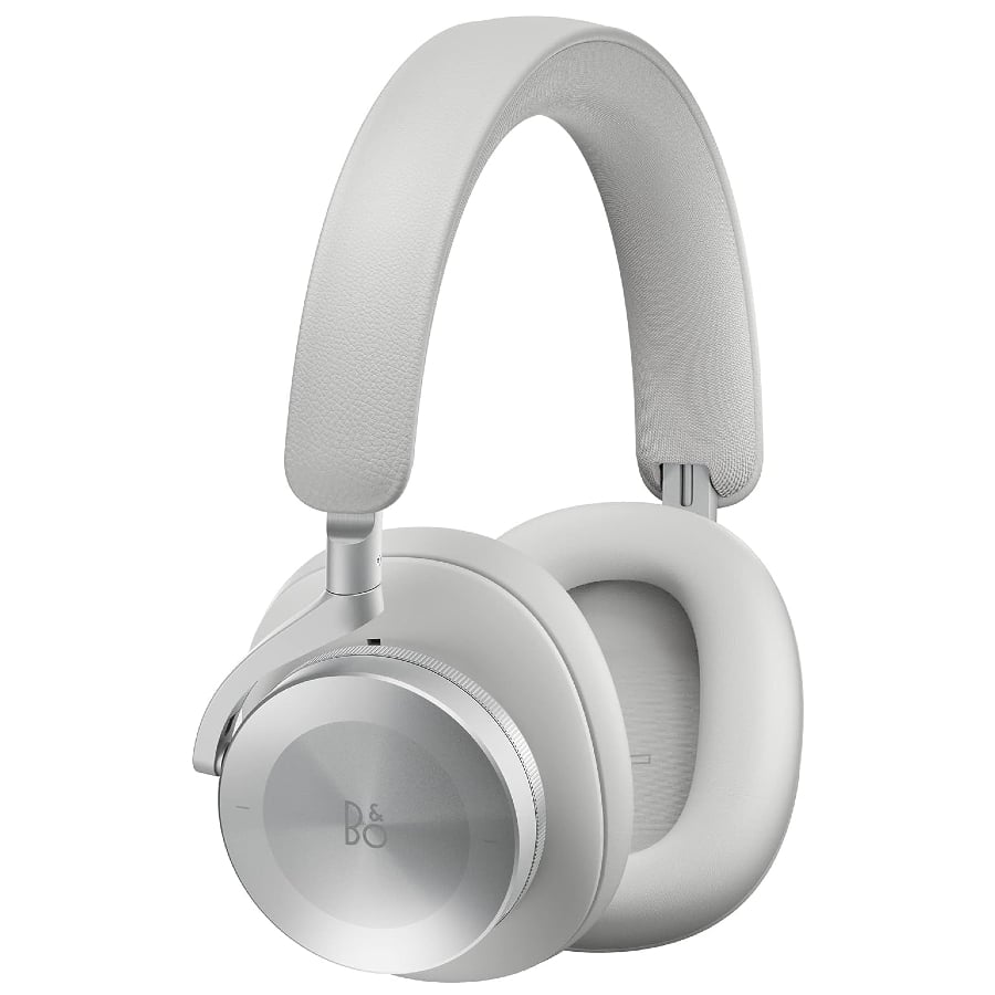 Bang & Olufsen Beoplay H95 Wireless ANC Over-Ear Headphones - Gray Mist colored on a white background. 