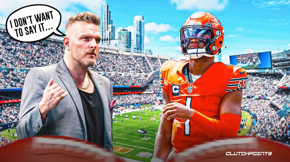Pat McAfee, Justin Fields, Bears