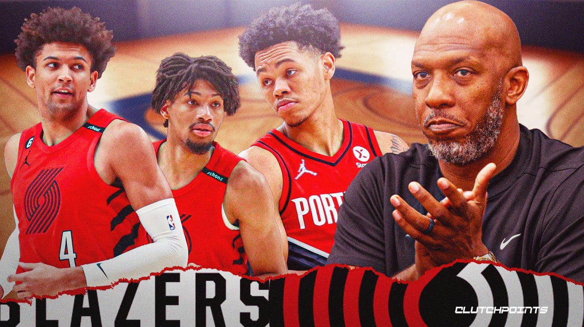 Matisse Thybulle, Shaedon Sharpe, Anfernee Simons, Chauncey Billups, Blazers