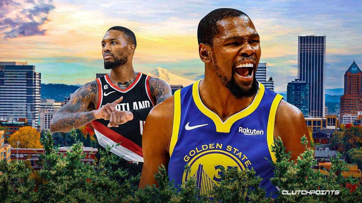 Blazers, Damian Lillard, Kevin Durant, Warriors, NBA