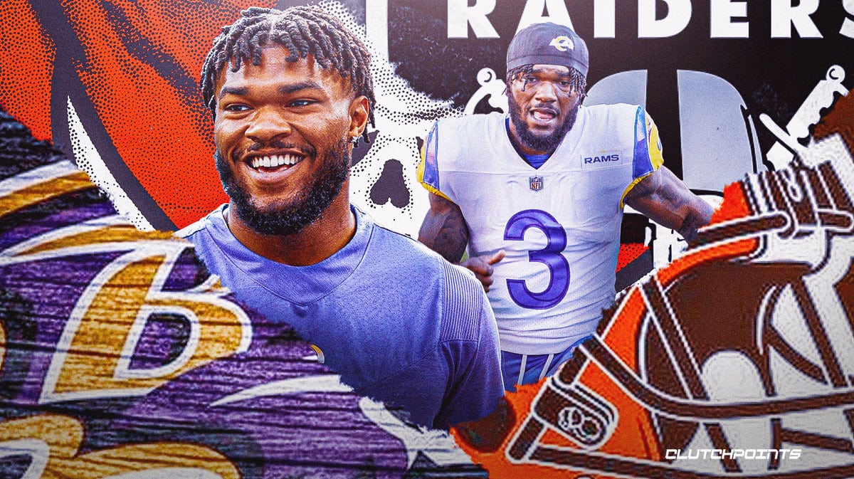Cam Akers, Los Angeles Rams, Las Vegas Raiders, Cleveland Browns, Baltimore Ravens