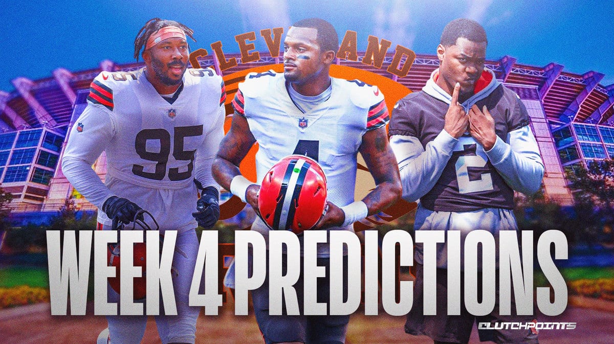 nfl week 4 game predictions