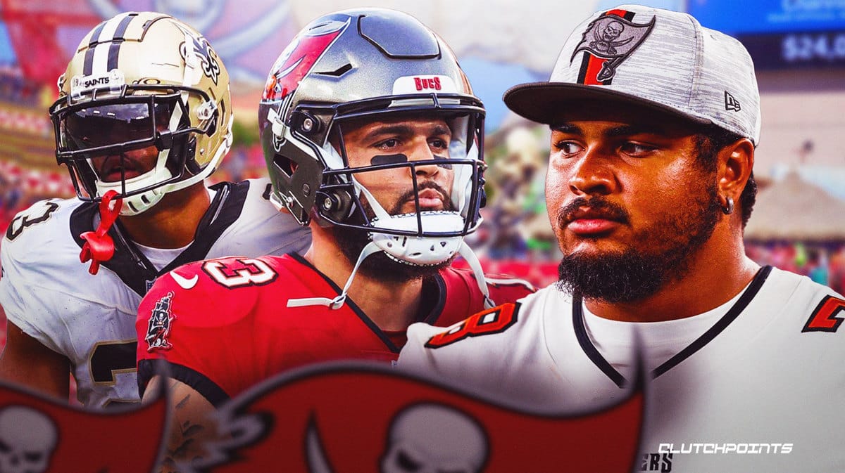 Buccaneers, Saints, Marshon Lattimore, Mike Evans, Tristan Wirfs