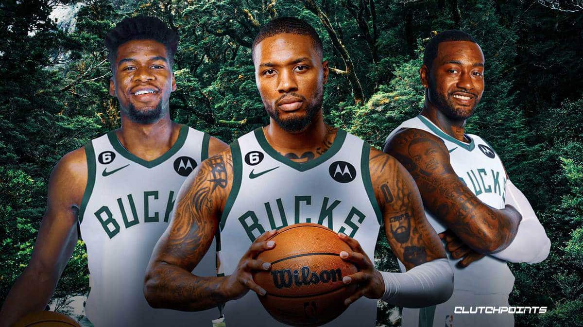Bucks, Damian Lillard, Giannis Antetokounmpo, Jrue Holiday, John Wall, Terence Davis, Austin Rivers