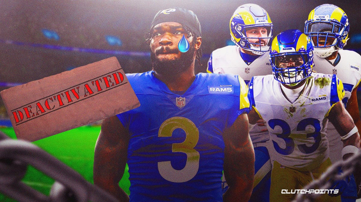 Cam Akers, Rams, 49ers, Cam Akers deactivated