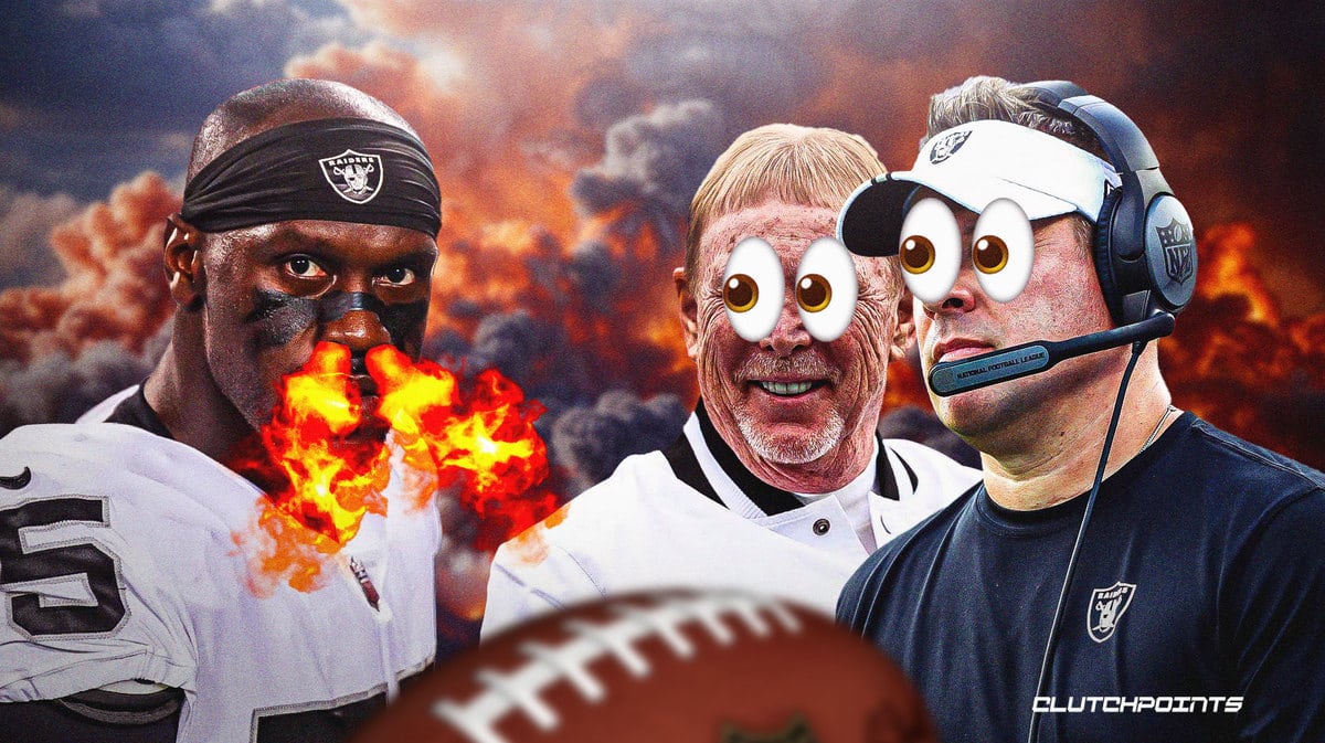 Chandler Jones, Josh McDaniels, Mark Davis, Raiders