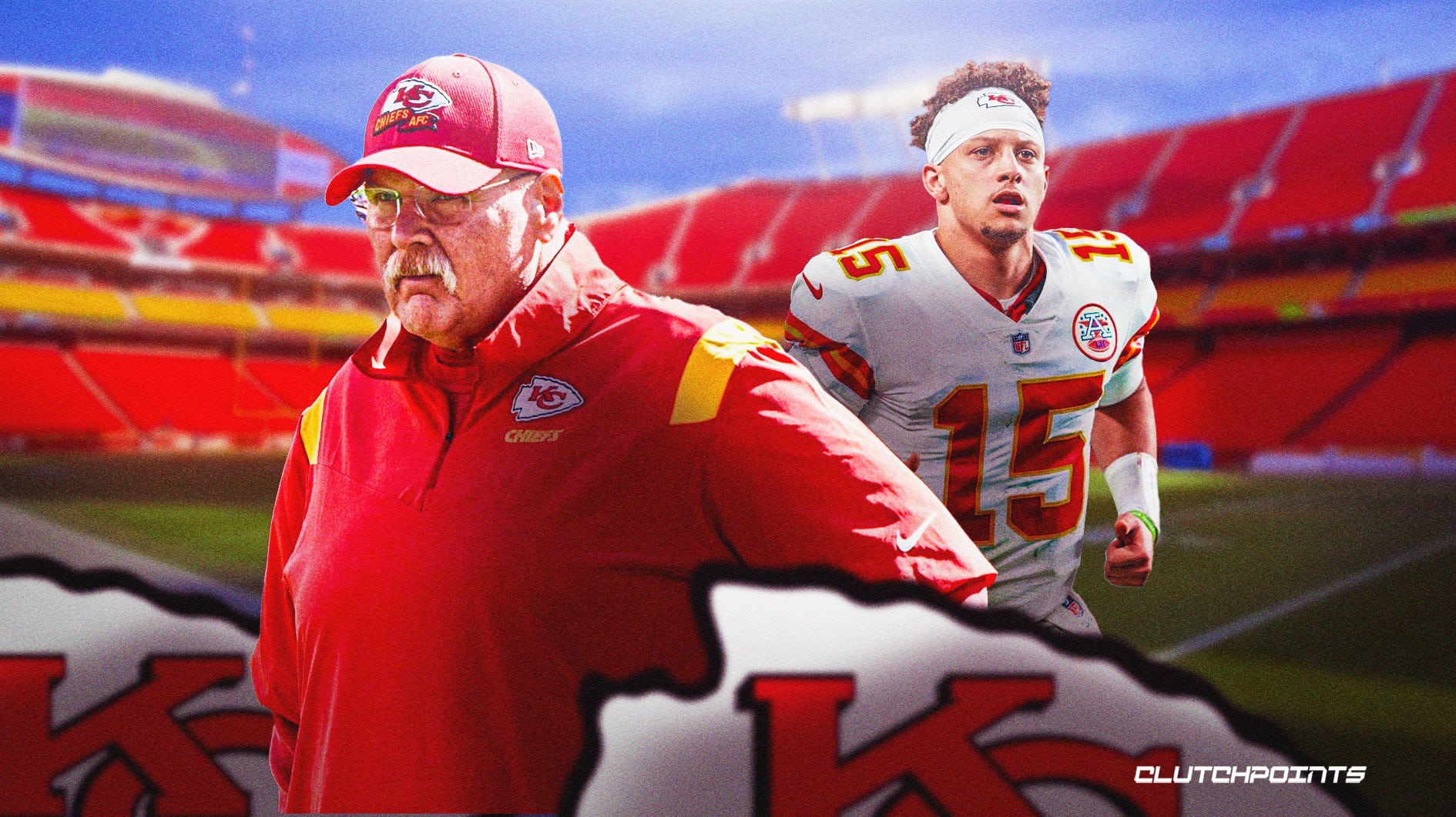 : Red Patrick Mahomes Travis Kelce Andy Reid Champions