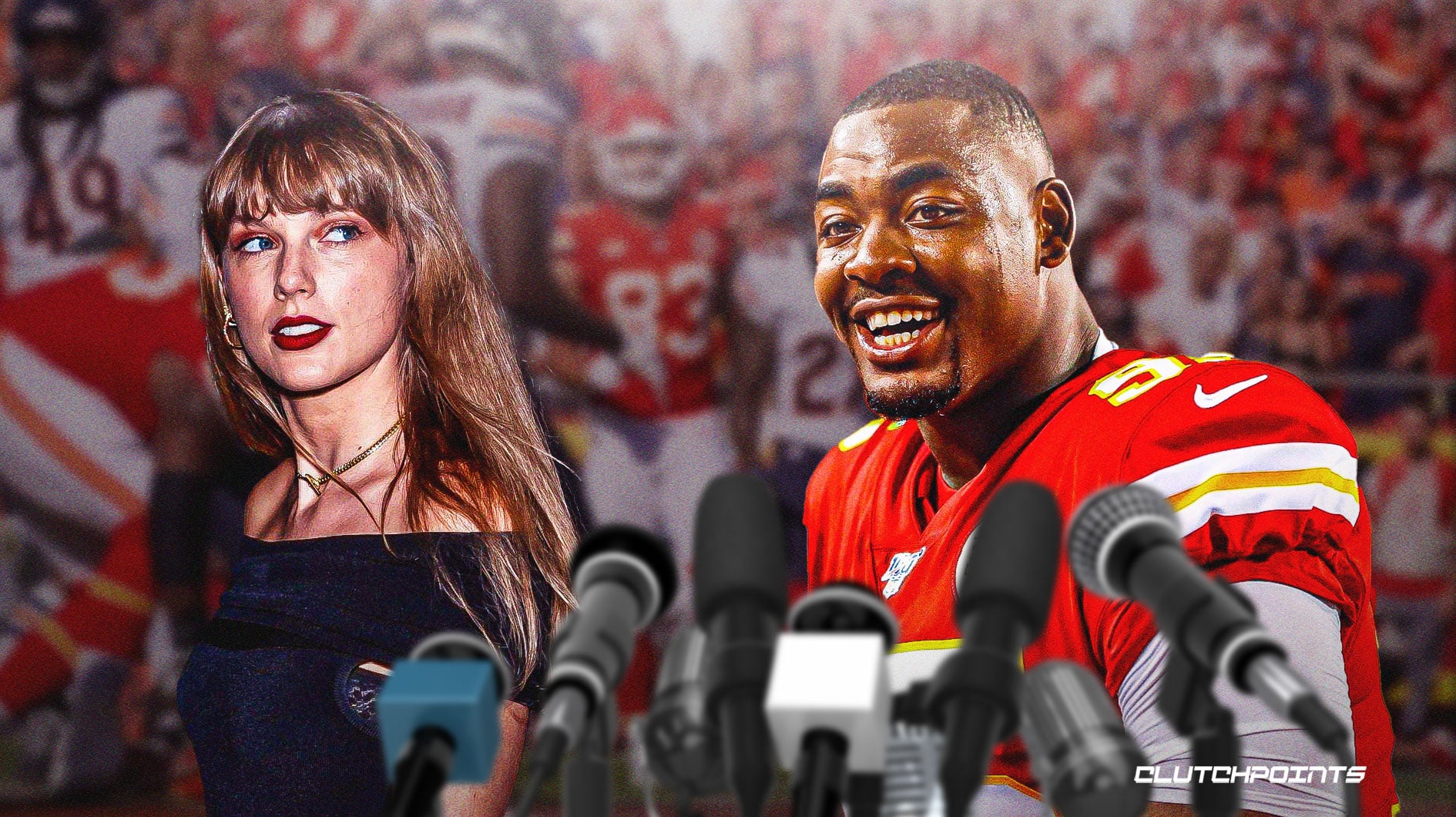 That's my dawg': Chiefs' Chris Jones talks Taylor Swift interaction