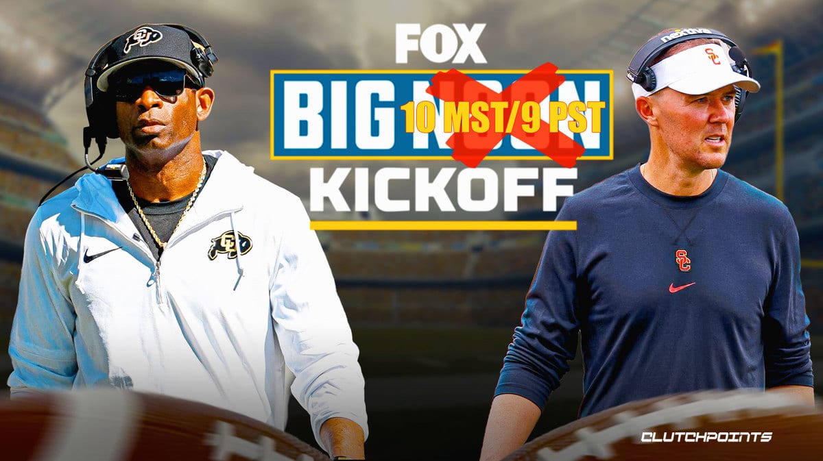 2 reasons for the Colorado, USC game Big Noon Kickoff timeslot