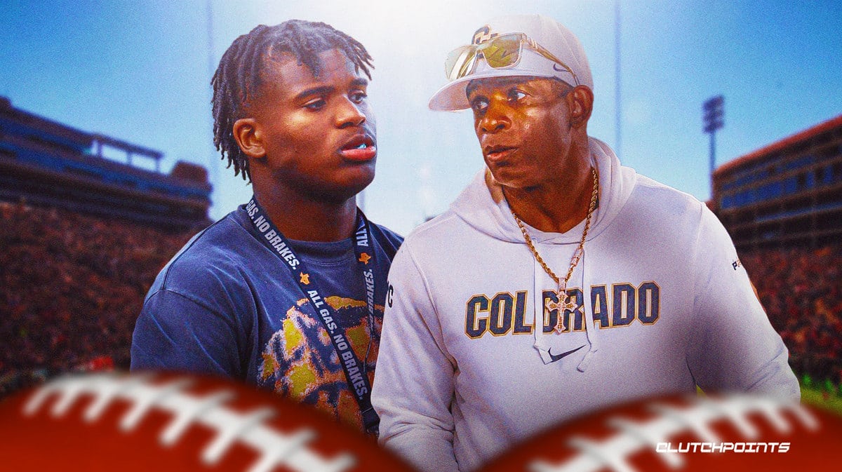 University of Colorado football head coach Deion Sanders secures