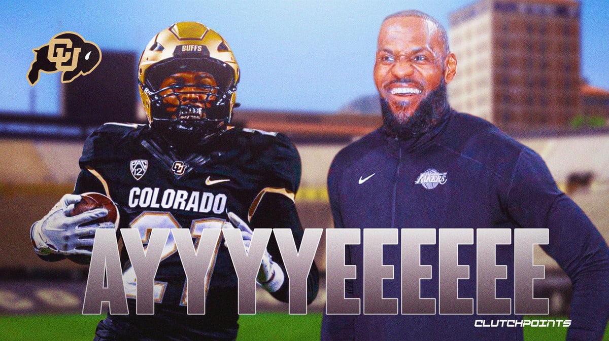 Colorado Football, Shilo Sanders, Shilo Sanders Colorado Football, Shilo Sanders LeBron James, LeBron James