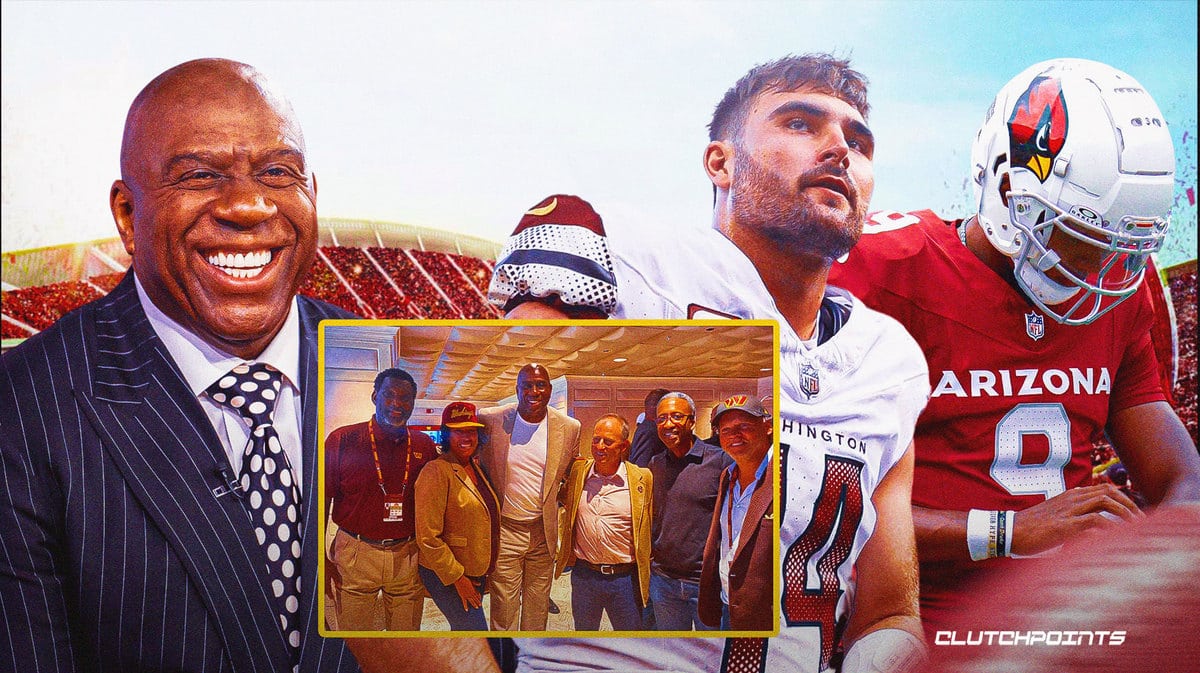Commanders, Magic Johnson, NFL Week 1, Cardinals, Lakers