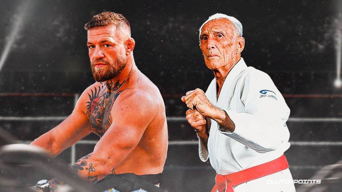 Conor McGregor, Helio Gracie, jiu jitsu, black belt, UFC